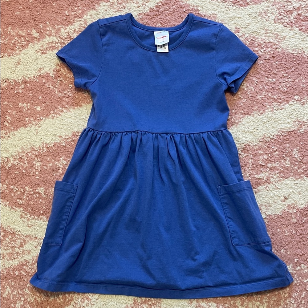 Hanna Andersson Blue Kids Pocket Dress
